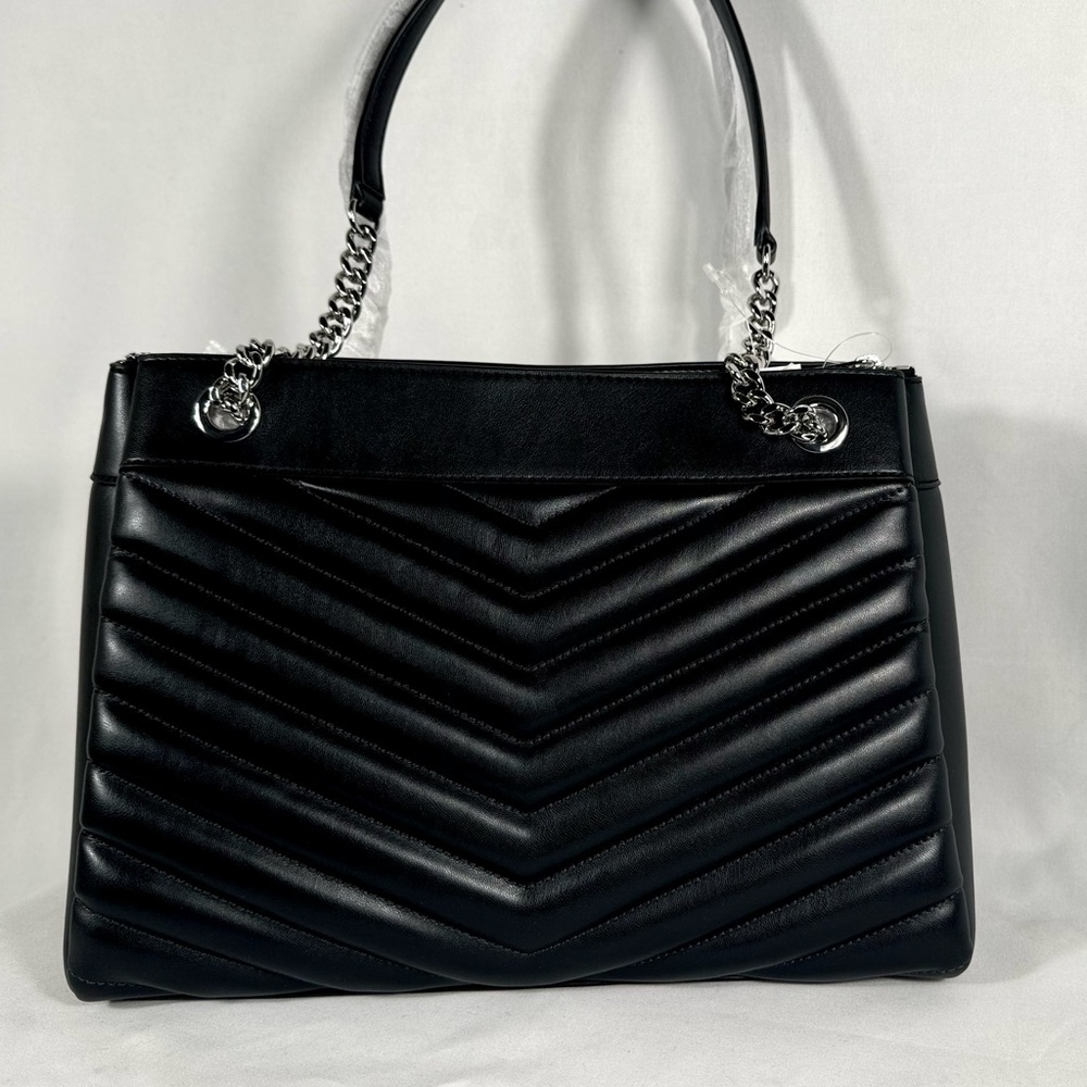 Michael Kors Whitney NWT‎ Quilted Black Bag - Picture 5 of 9
